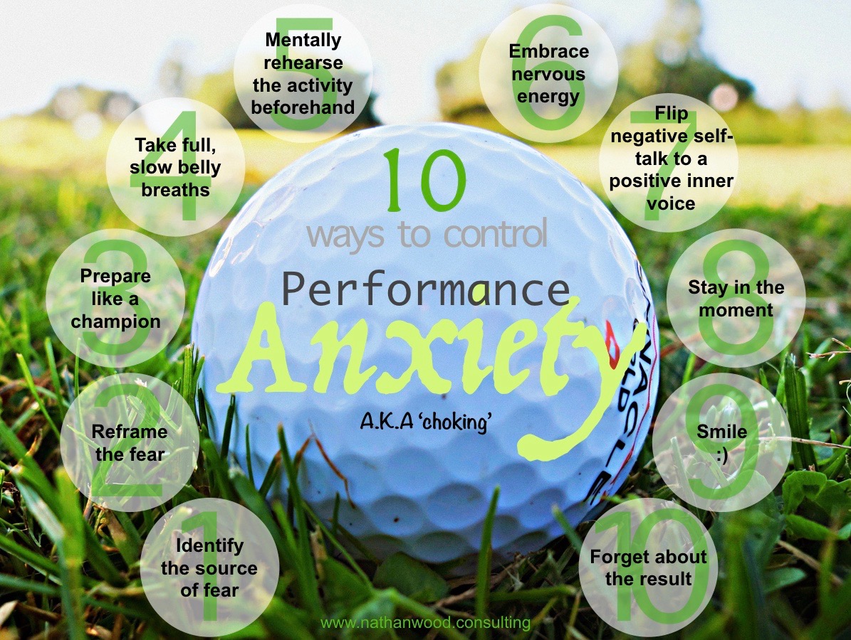 10 Ways To Control Performance Anxiety | Nathan Wood Consulting