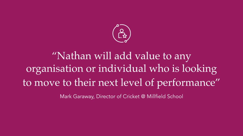 Mark Garaway testimonial for Nathan Wood