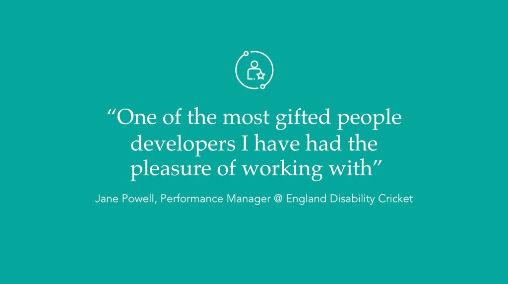 Jane Powell testimonial for Nathan Wood