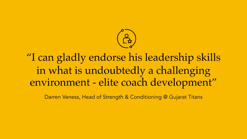 Darren Veness testimonial for Nathan Wood